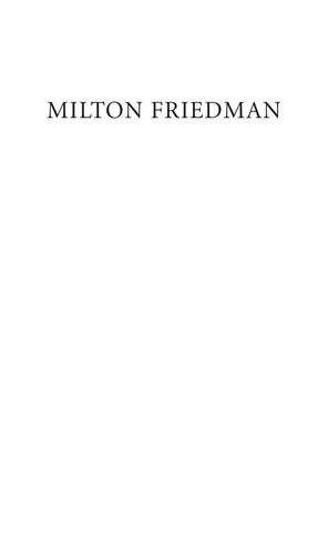 Cover of Milton Friedman