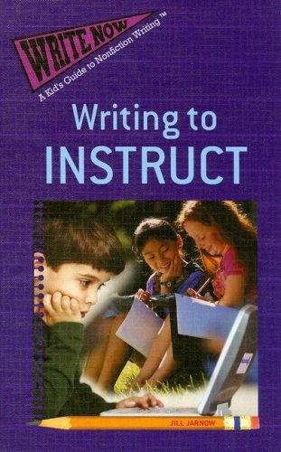 Cover of Writing to Instruct (Jarnow, Jill. Write Now)
