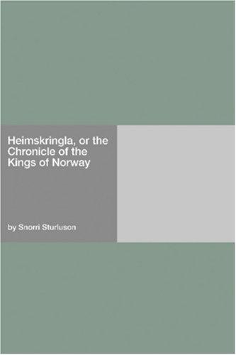 Cover of Heimskringla Or, the Chronicle of the Kings of Norway