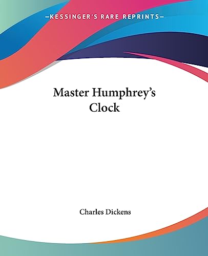 Cover of Master Humphrey's Clock