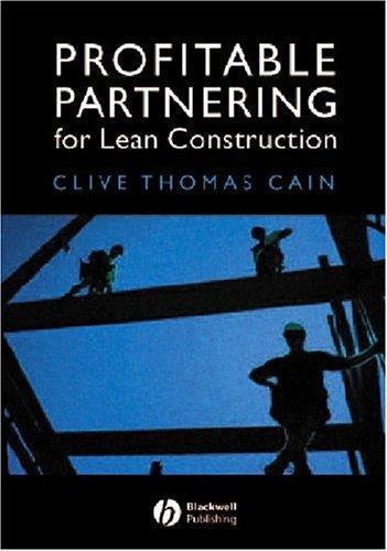 Cover of Profitable Partnering for Lean Construction