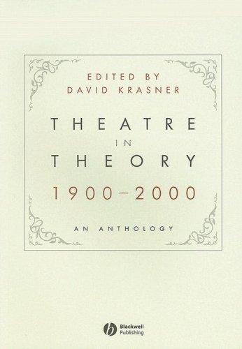 Cover of Theatre in Theory 1900-2000