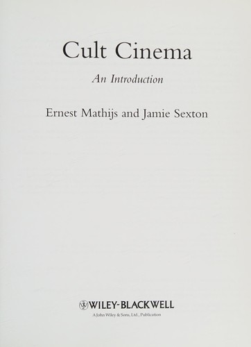 Cover of Cult Cinema: An Introduction