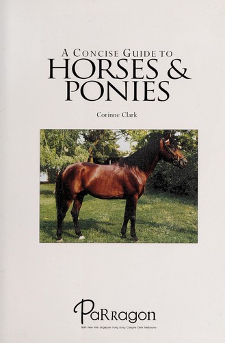 Cover of A concise guide to horses & ponies