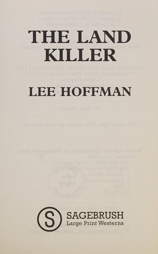 Cover of The land killer