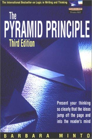 Cover of The pyramid principle
