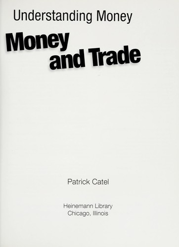 Cover of Money and trade
