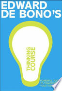 Cover of De Bono's thinking course