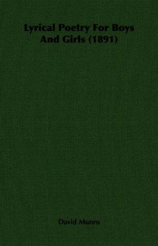 Cover of Lyrical Poetry For Boys And Girls (1891)