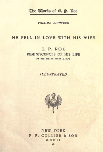 Cover of He fell in love with his wife