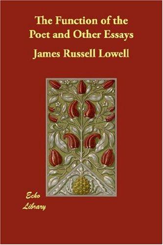 Cover of The function of the poet and other essays