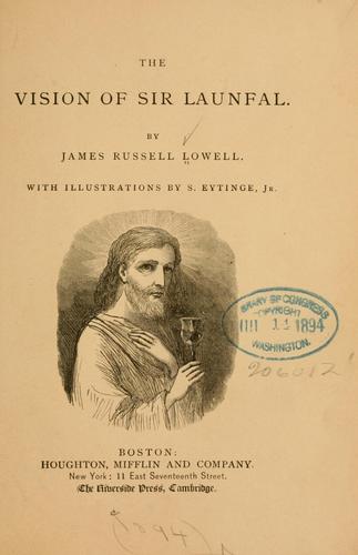 Cover of The vision of Sir Launfal