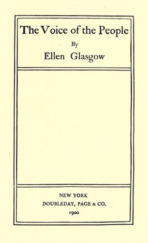 Cover of The voice of the people