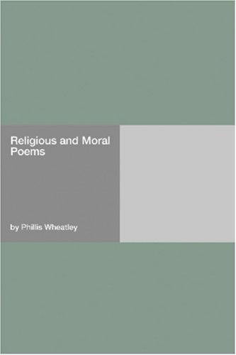 Cover of Religious and Moral Poems
