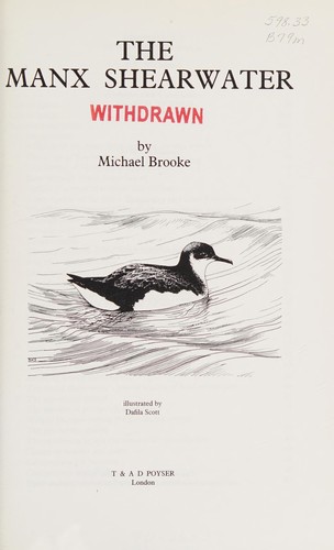 Cover of The Manx shearwater