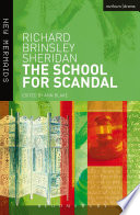 Cover of The School for Scandal