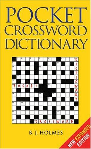 Cover of Pocket Crossword Dictionary