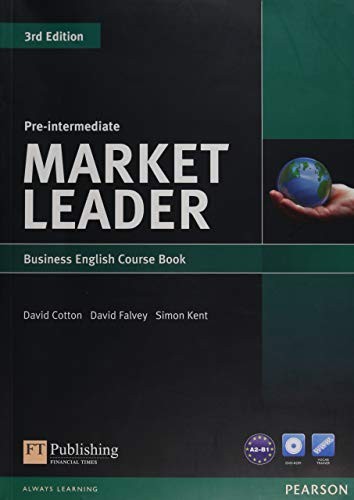 Cover of Market Leader 3rd Edition Pre-Intermediate Coursebook & DVD-Rom Pack (3rd Edition)