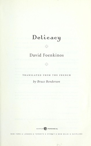 Cover of Delicacy