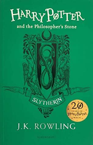 Cover of Harry Potter and the Philosopher's Stone (aka. Harry Potter and the Sorcerer's Stone).