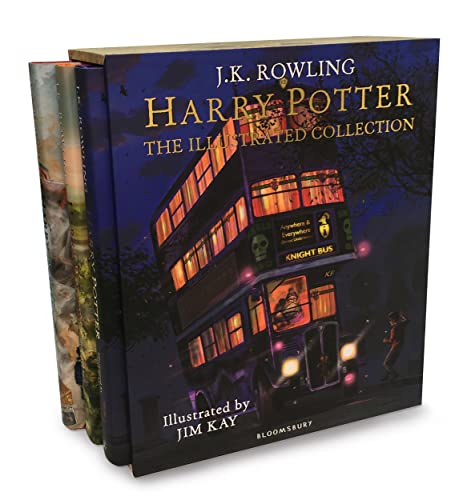 Cover of The Illustrated Collection: Harry Potter and the Philosopher's Stone / Harry Potter and the Chamber of Secrets / Harry Potter and the Prisoner of Azkaban