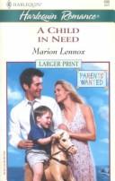 Cover of A Child in Need