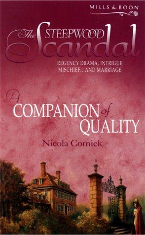 Cover of A Companion of Quality (The Steepwood Scandal, Book 4)