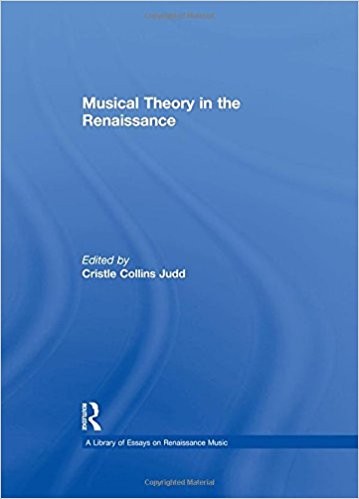 Cover of Musical theory in the renaissance