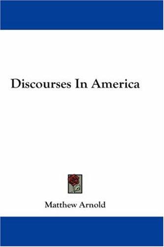 Cover of Discourses in America