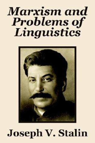 Cover of Marxism and Problems of Linguistics