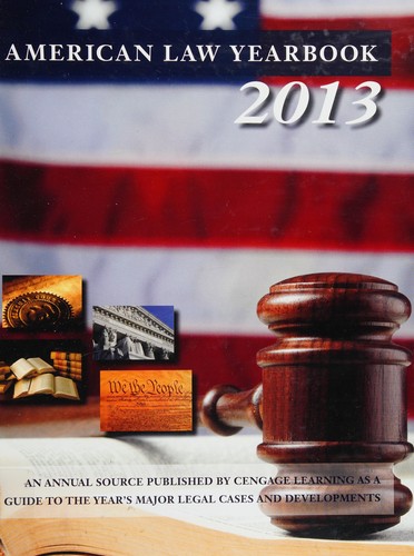Cover of American law yearbook 2013