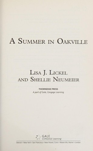 Cover of A summer in Oakville