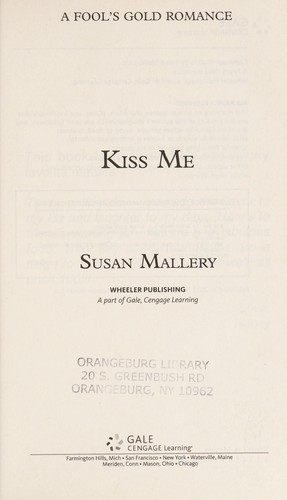 Cover of Kiss Me