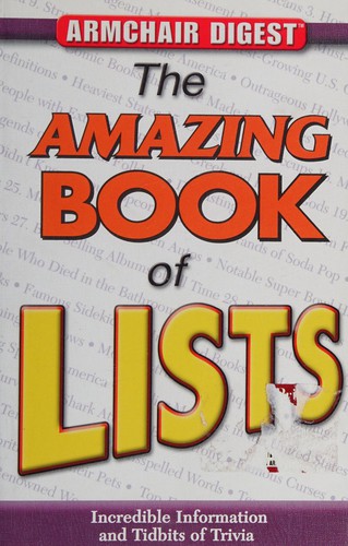 Cover of The amazing book of lists