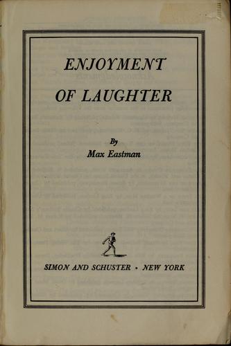 Cover of Enjoyment of laughter