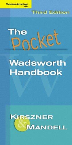 Cover of The pocket Wadsworth handbook