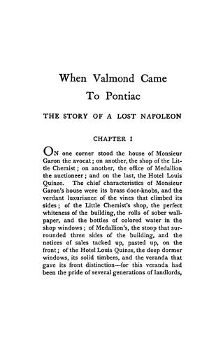 Cover of When Valmond came to Pontiac
