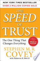 Cover of The SPEED of Trust