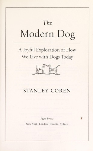 Cover of The modern dog