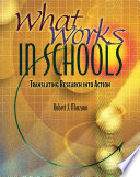 Cover of What Works in Schools