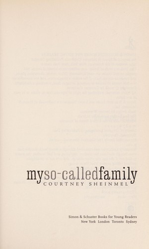 Cover of My so-called family