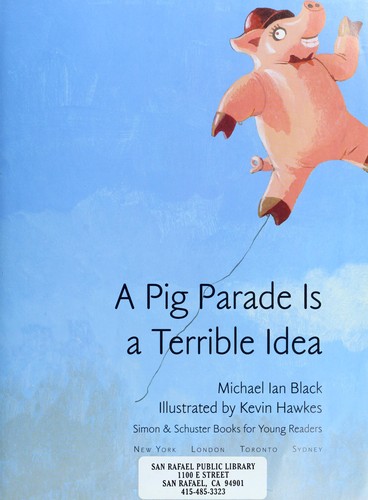 Cover of A pig parade is a terrible idea