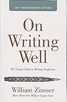 Cover of On Writing Well: The Classic Guide to Writing Nonfiction