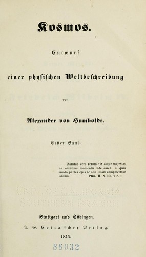 Cover of Cosmos