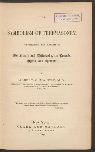 Cover of The symbolism of Freemasonry