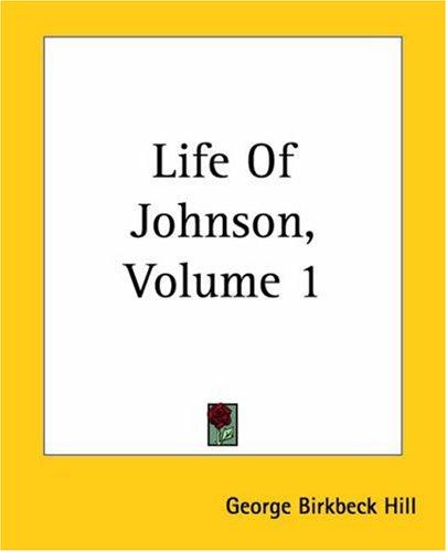 Cover of Life Of Johnson