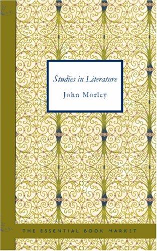Cover of Studies in Literature