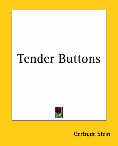 Cover of Tender Buttons