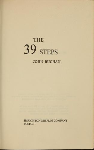 Cover of The 39 Steps