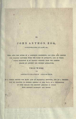 Cover of A classical dictionary